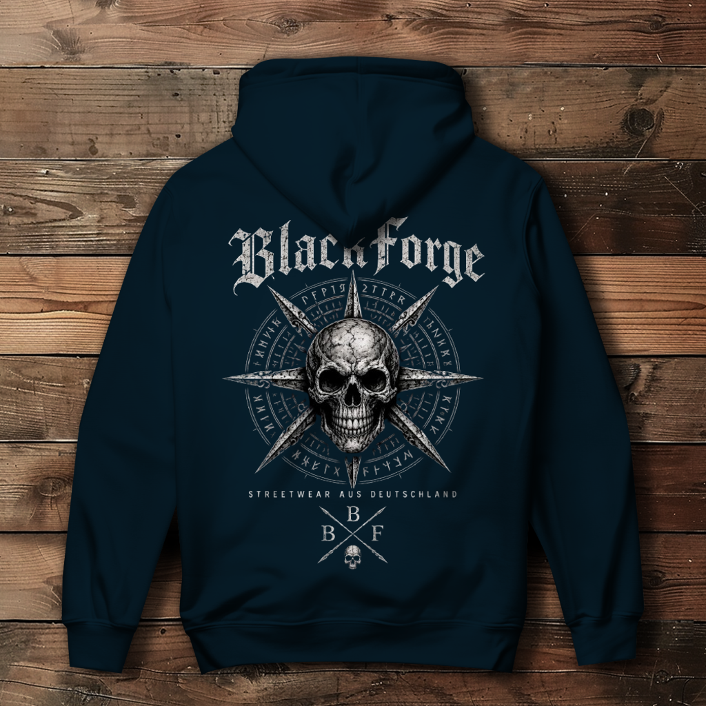 Damen Hoodie BlackForge mal anders
