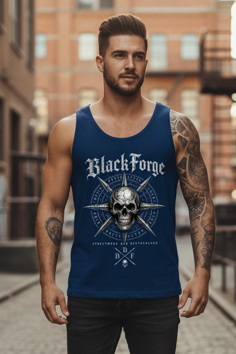 Herren Basic Tank Top BlackForge mal anders