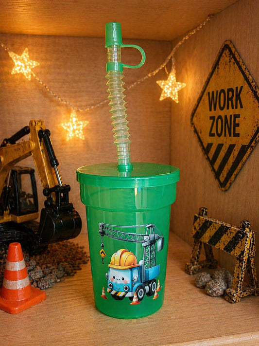 🏗️ Baustellen Trinkbecher „Little Crane Truck“ 🚧