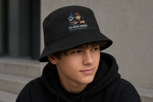 Bucket Hat Gamer Teenager ich hasse Drama