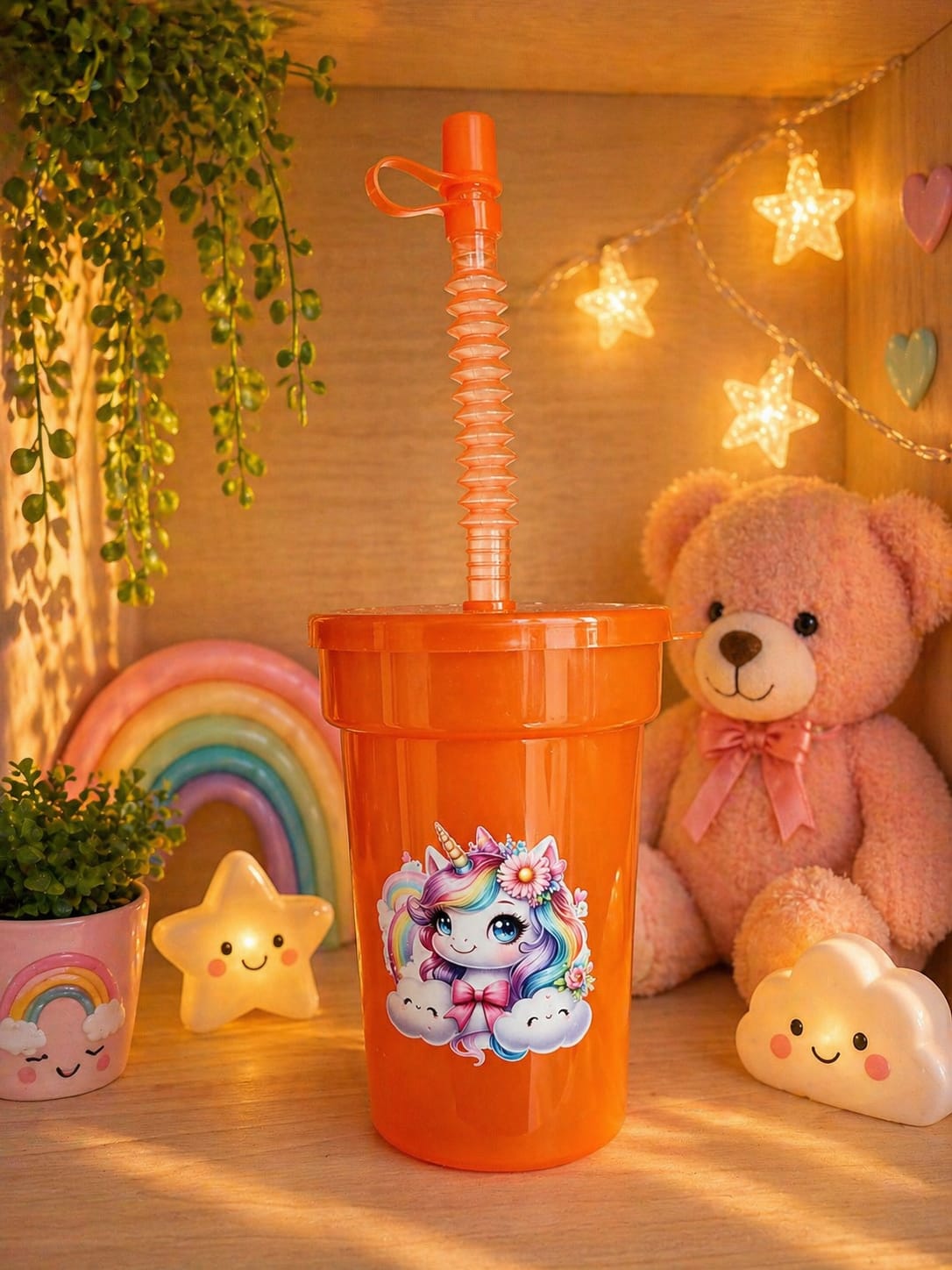 🦄 Einhorn Trinkbecher „Sunny Unicorn“ 🌈
