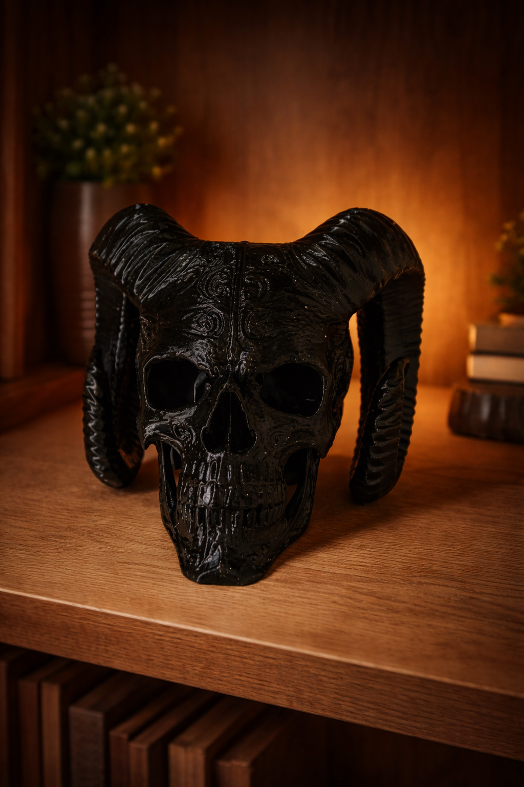 💀 Widder-Schädel Dekoration (3D-Druck) 💀