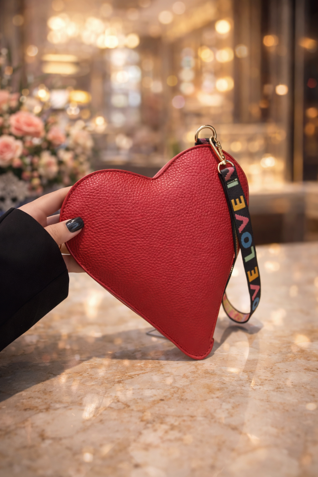 Herztasche „Love“ – Stilvoller Blickfang für jeden Tag