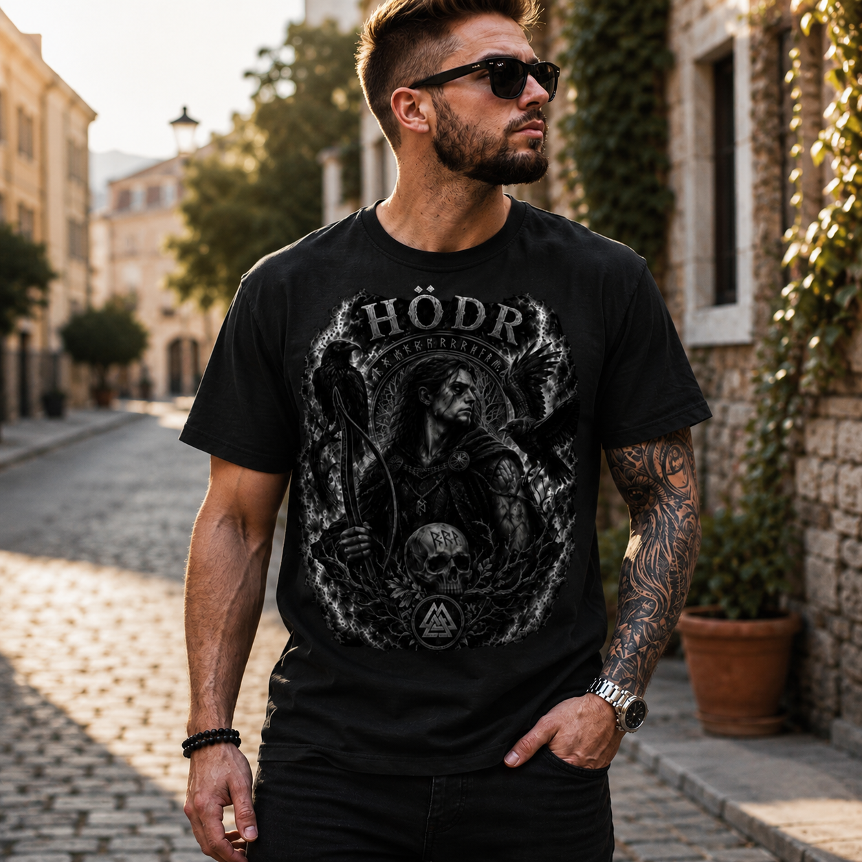 Herren T-Shirt Hödr Der gefallene Krieger
