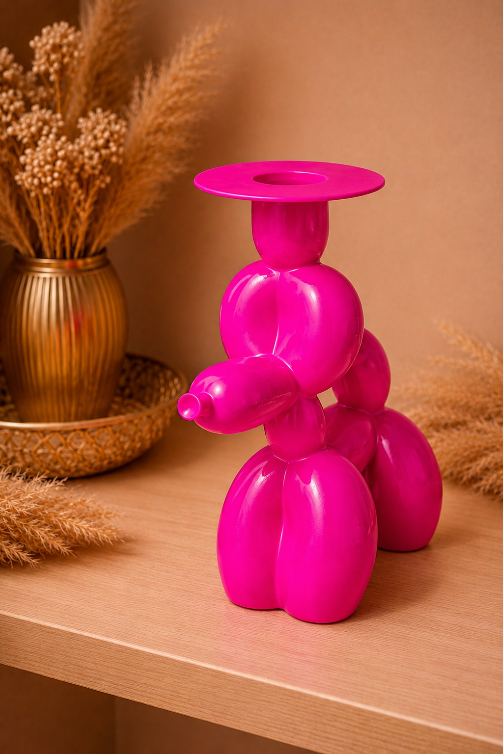 Ballonhund Kerzenhalter