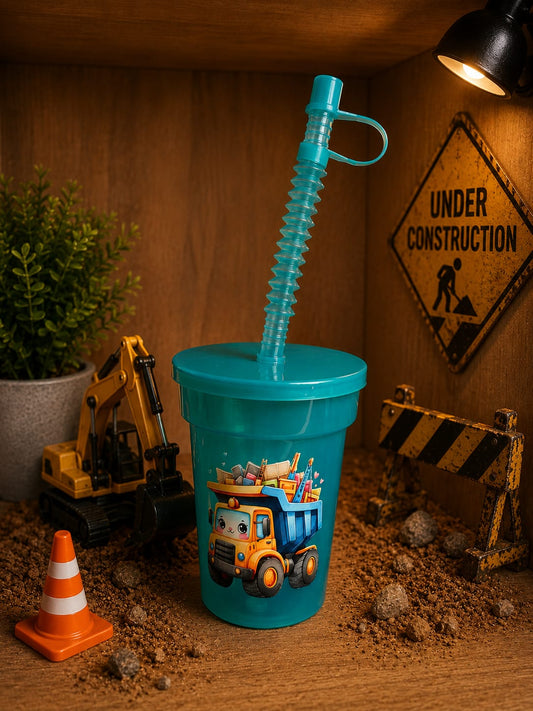 🚧 Baustellen Trinkbecher „Little Builder“ 🚜