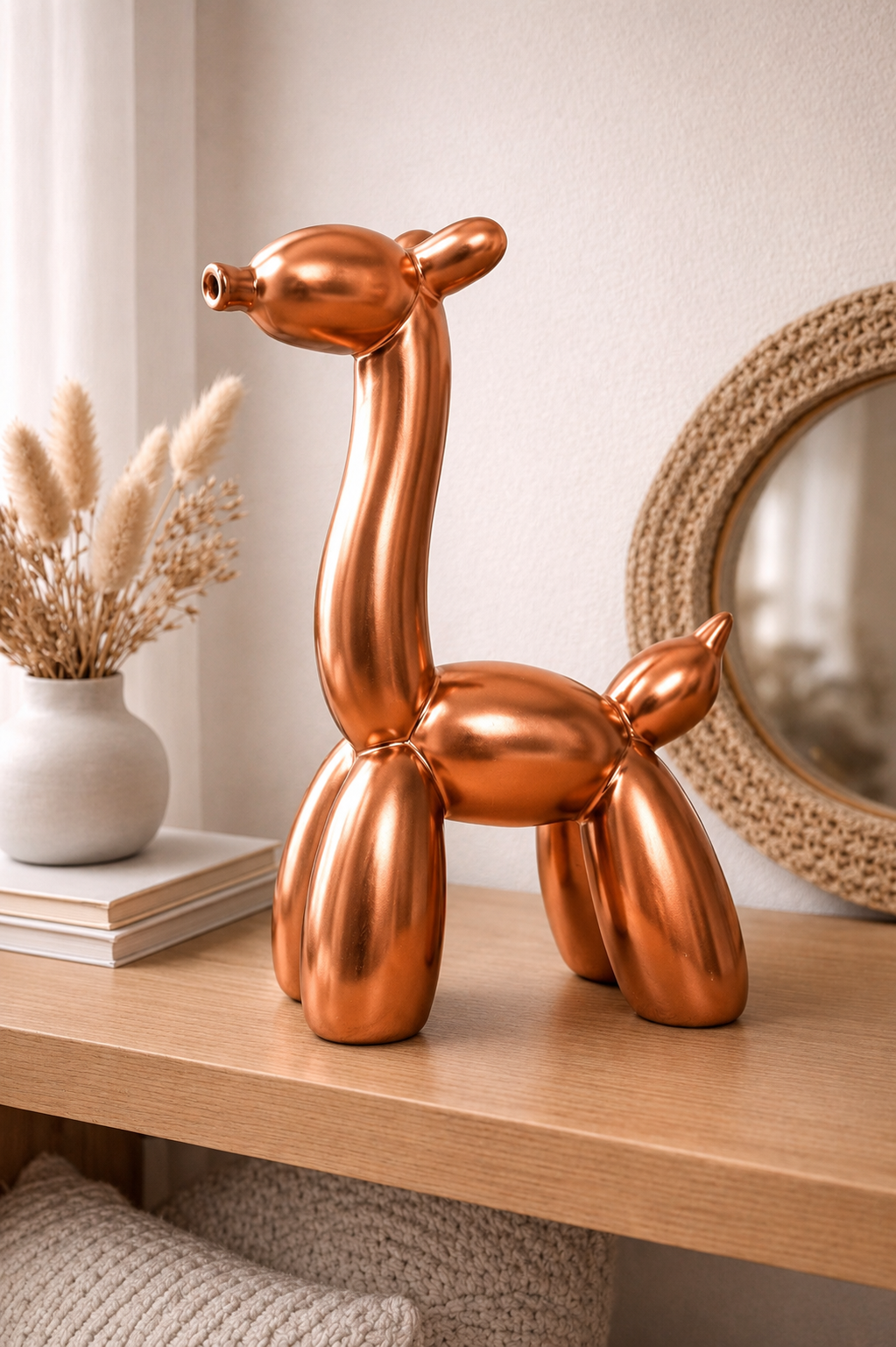 Ballonhund Dekofigur – Moderne Designskulptur
