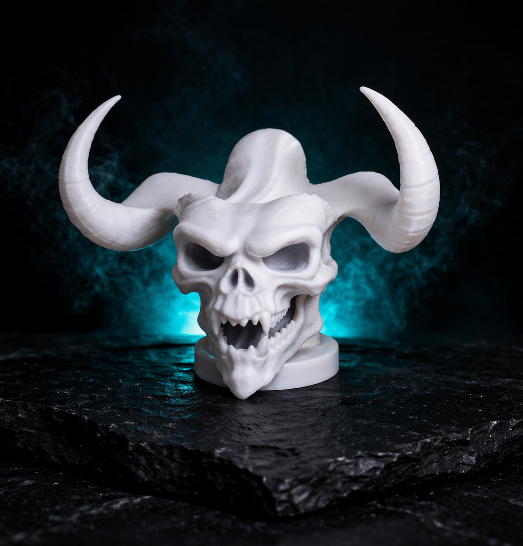 💀 Controller-Halter „Dämonenschädel“ (3D-Druck) 💀