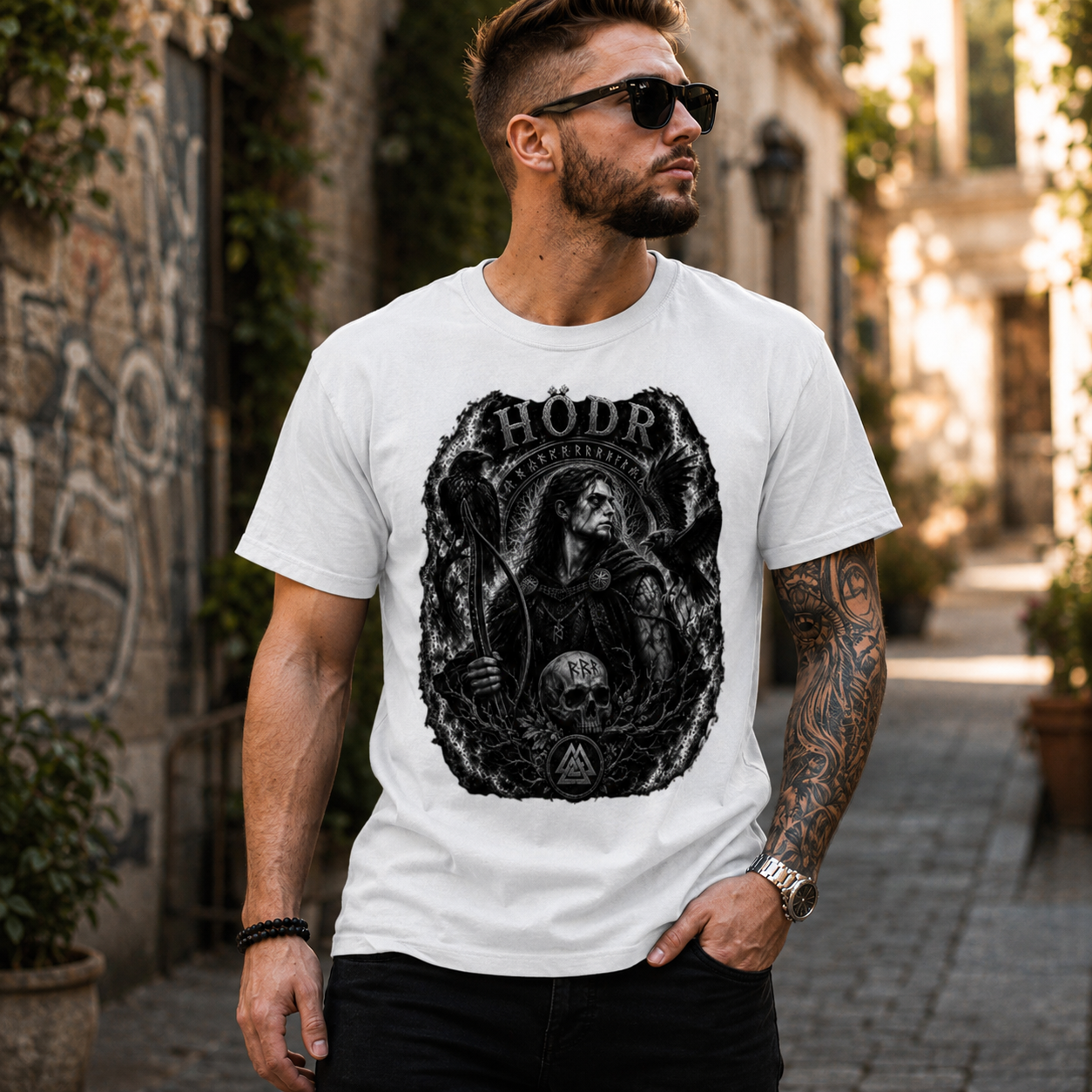 Herren T-Shirt Hödr Der gefallene Krieger
