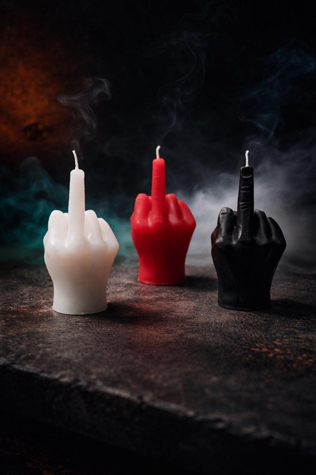Statement-Kerze „Mittelfinger“ – Für alle, die klare Botschaften lieben
