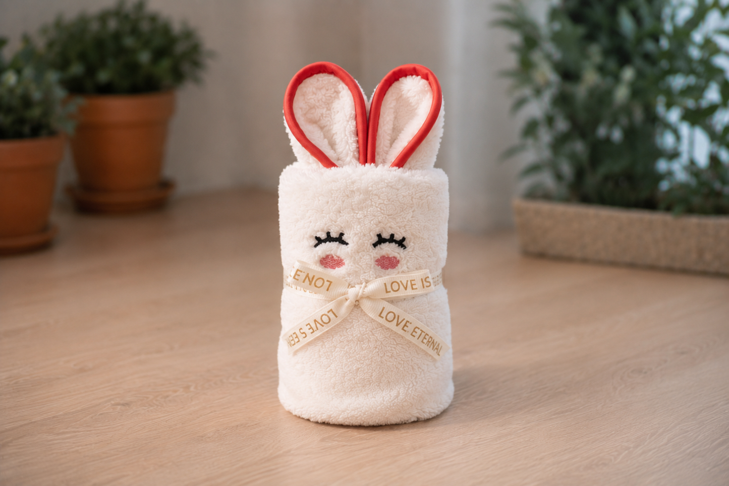 Kuscheliges Hasen-Handtuch – Niedliches Geschenk für Groß und Klein