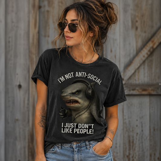 Damen T-Shirt Hate People Hai